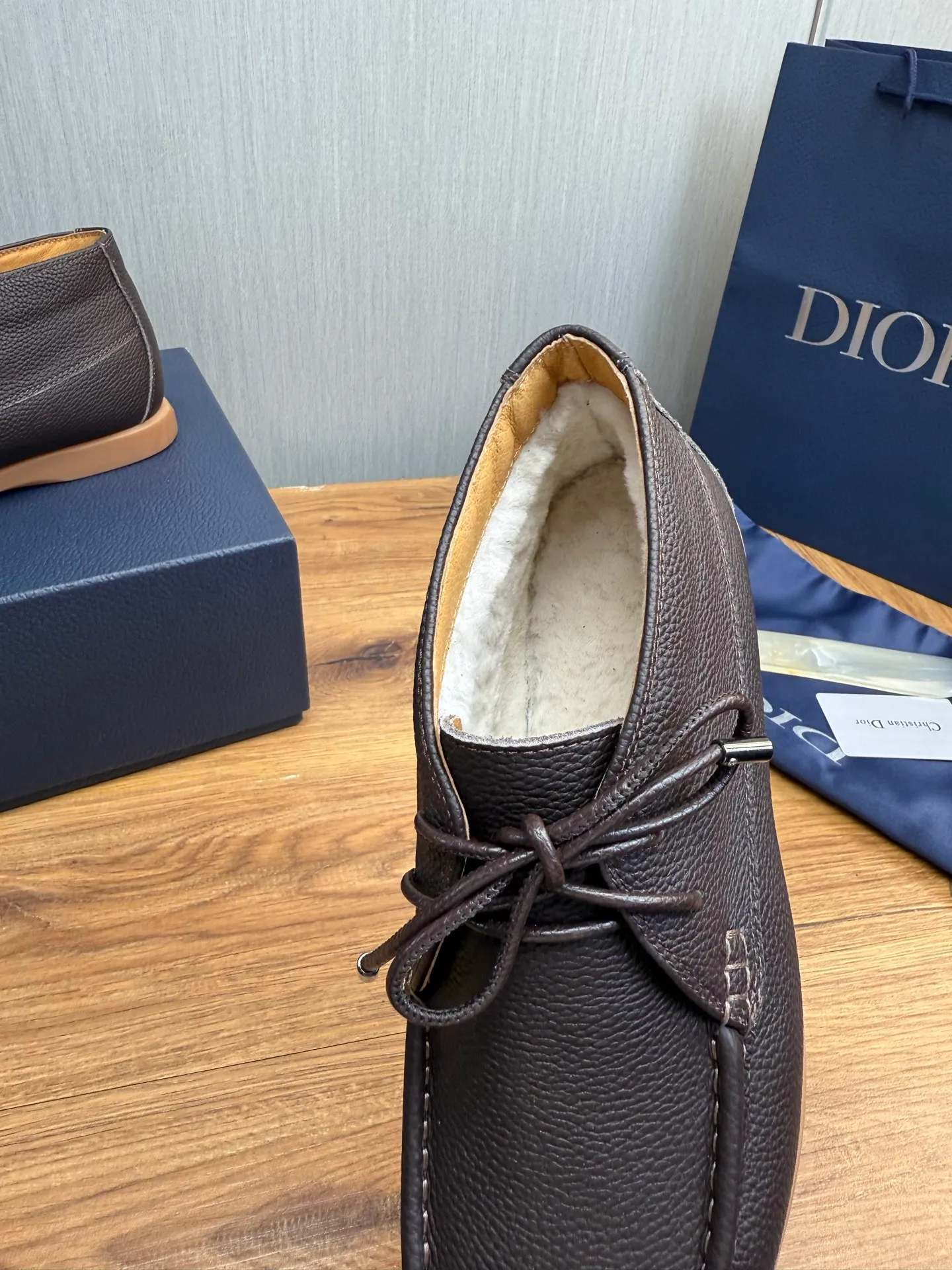 Factory price 620💰🈶Pili.Mauri [Dior] Men's official website na hot sale🔥Imported cowhide + cowhide lining. Original rubber wear-resistant outsole. High quality shipment ⬆️Code number 38-44, (45 customized)